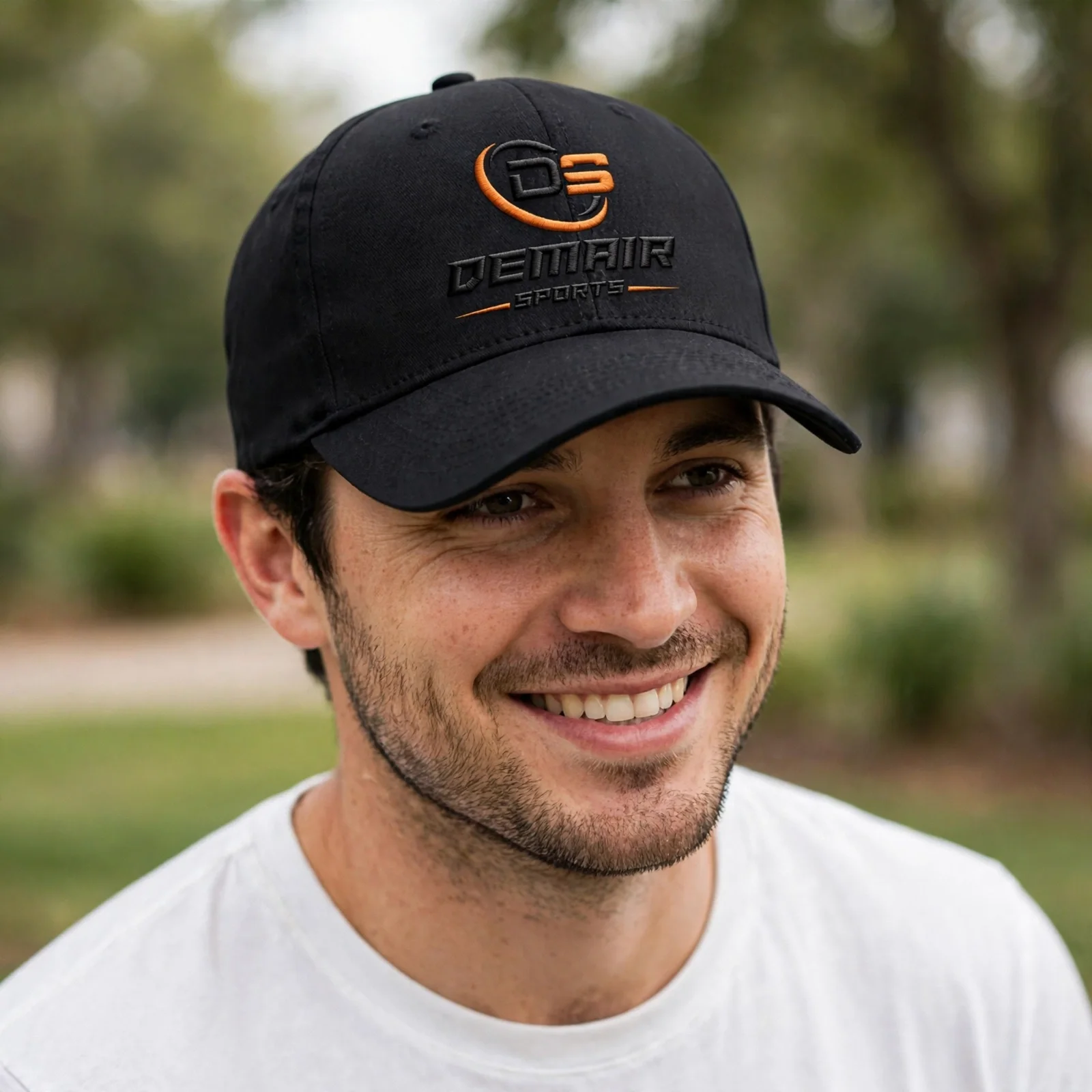 baseball hats Custom Embroidered Baseball Cap Black Cotton 6 Panel Hat