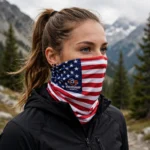 Custom Sublimated American Flag Neck Gaiter Manufacturer USA