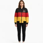 Custom German Flag Padded Bomber Jacket