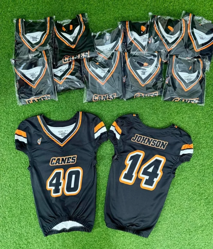 Custom American football jersey