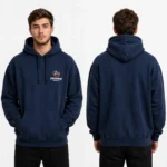 Premium 450GSM Heavy Cotton Vintage Hoodie front and back view - Mens drop shoulder oversized streetwear by DEMAIR SPORTS