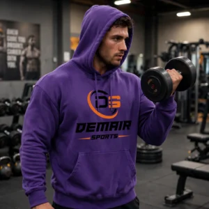 Custom Blank Pump Cover Gym Hoodie - Private Label Manufacturer | DEMAIR SPORTS