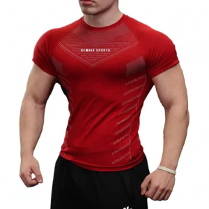 Custom Silicone Print Compression T-Shirt Manufacturer in Sialkot, Pakistan |DEMAIR SPORTS