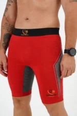 custom-red-compression-gym-shorts-silicon-print-private-label demair sports