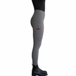 wholesale equestrian leggings side view gray DEMAIR SPORTS