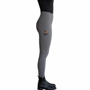 wholesale equestrian leggings side view gray DEMAIR SPORTS