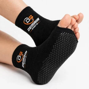 custom yoga grip socks silicon printed demair sports