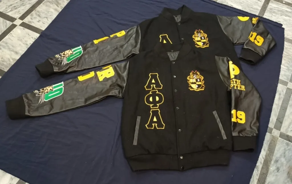 custom logo varsity jacket private label by DEMAIR SPORTS