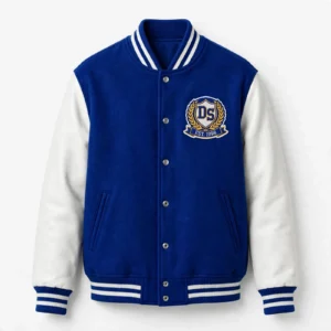 Custom Varsity Jacket - Wool & Leather Sleeves - Private Label