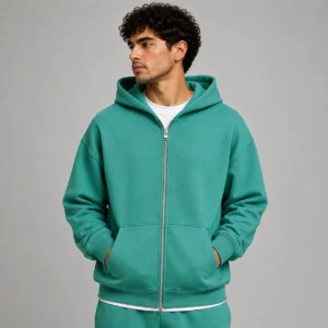Men’s Metal Full-Zip Hoodie Personalized Zipper Hoodie Manufacturer DEMAIR SPORTS