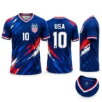 custom sublimated US soccer jerseys manufacturer pakistan
