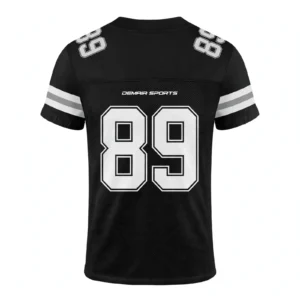 Top Rated American Football Jerseys Manufacturer Pakistan Black back Jersey Number 89 DEMAIR SPORTS