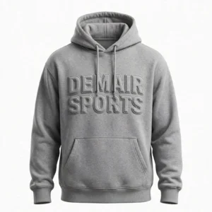 Custom 3D Embossed Heavyweight Hoodie Manufacturer Pakistan | 400 GSM | MOQ 10 | DEMAIR SPORTS