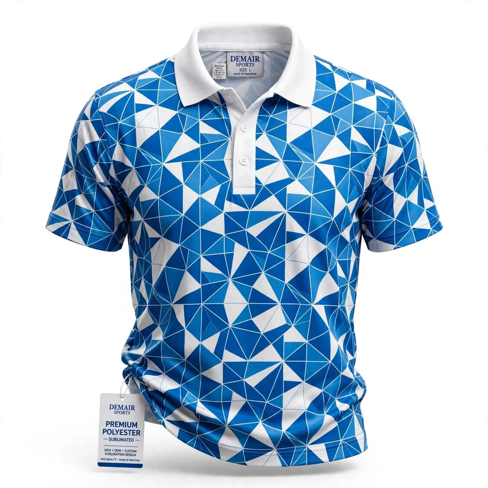 sublimated polo shirt OEM ODM Sublimated Polo Shirt Manufacturer Pakistan MOQ 10 Pieces DEMAIR SPORTS