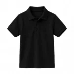 Kids Black Polo Shirt Manufacturer Sialkot - Private Label Low MOQ 20 Pcs | DEMAIR SPORTS