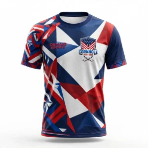 Sublimated Mesh Cornhole Jerseys Manufacturer Pakistan Latest Design USA Wholesale MOQ 10 Pieces DEMAIR SPORTS
