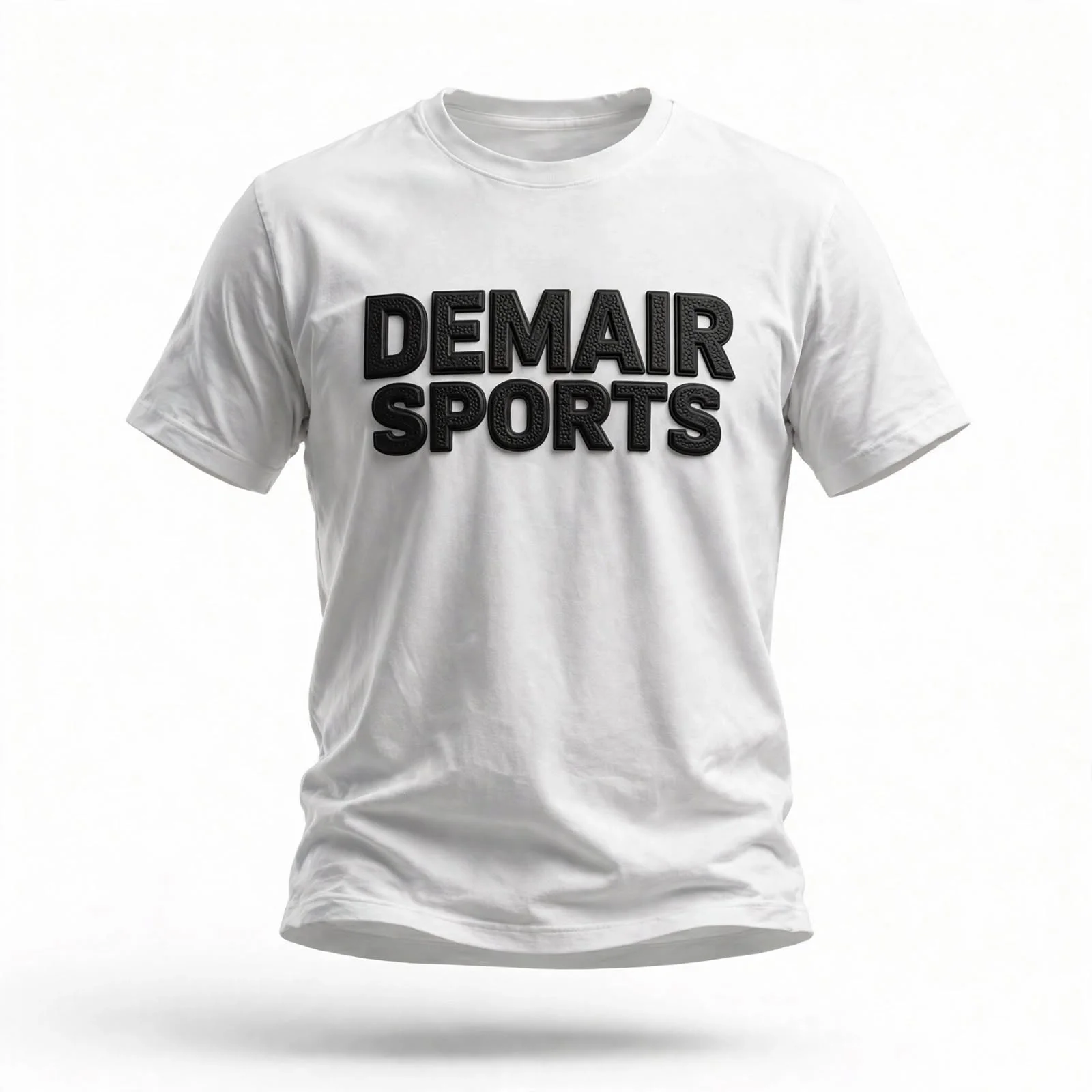 T Shirt Custom 3D Embossed T-Shirt Manufacturer Pakistan MOQ 10 DEMAIR SPORTS