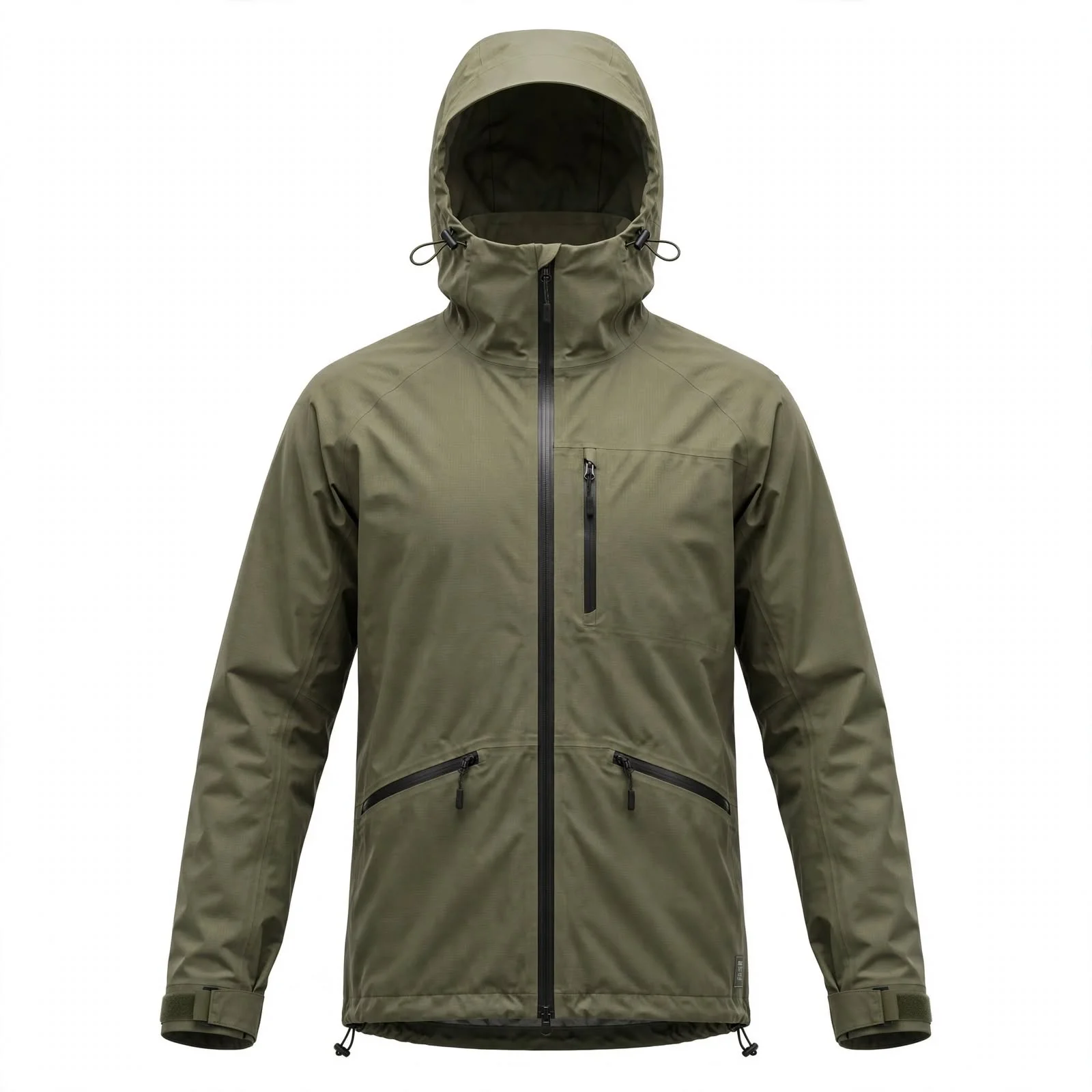 waterproof jacket Custom ripstop waterproof jacket olive green