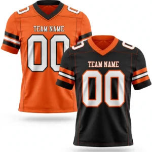 Custom American Football Jerseys Reversible Sublimated Uniforms Made in Pakistan demair sports