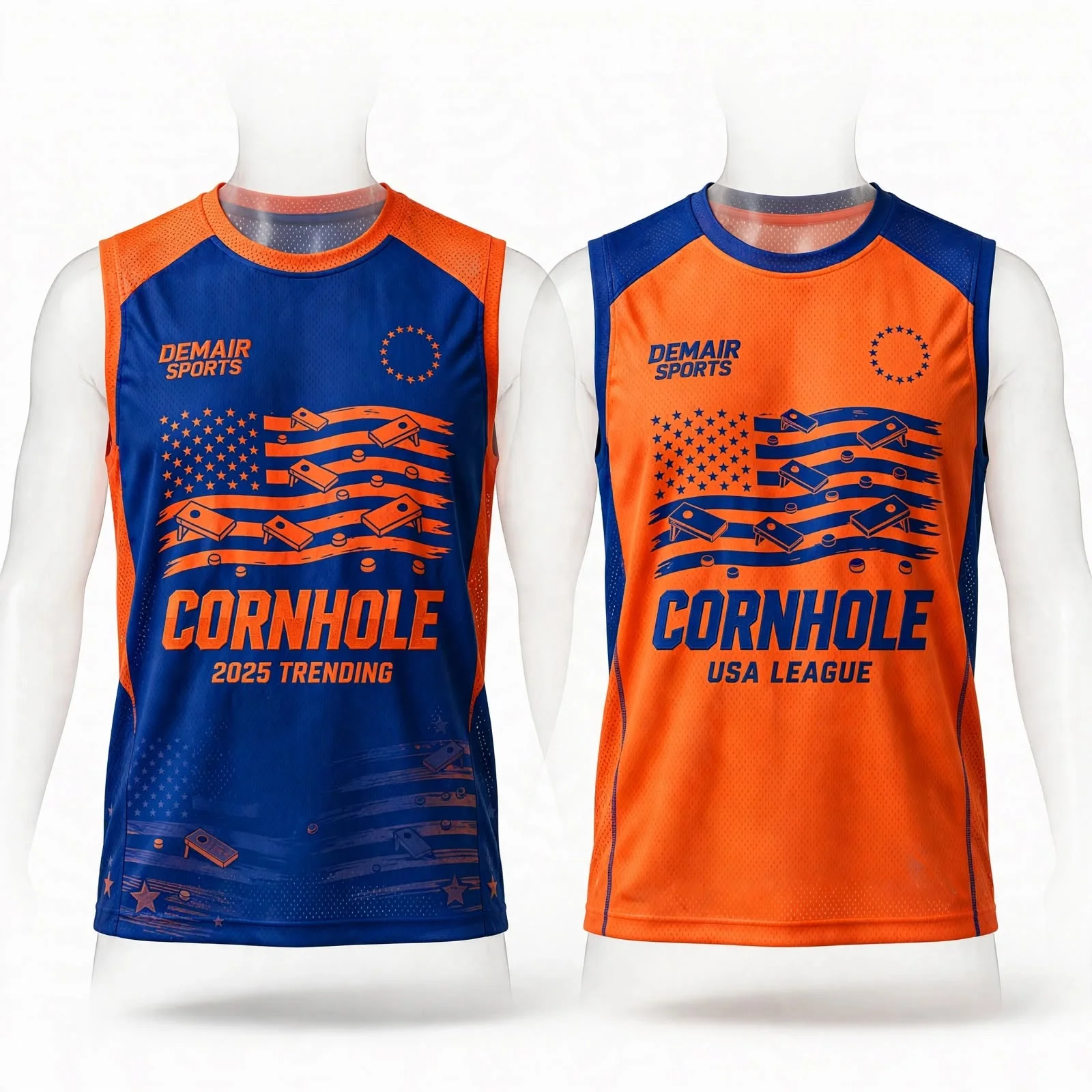 cornhole jerseys Custom Cornhole Jerseys Manufacturer Pakistan | Mesh Fabric | Low MOQ 10 Pieces | DEMAIR SPORTS