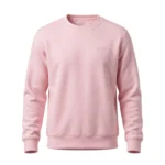 French Terry Round Neck Sweater Manufacturer Pakistan Pink Color MOQ 10 Pieces DEMAIR SPORTS