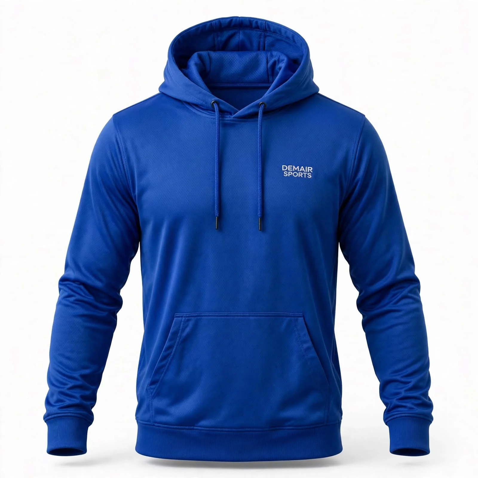 dry-fit Hoodie Custom Dry Fit Hoodie Manufacturer Royal Blue - Private Label Performance Hoodie - DEMAIR SPORTS