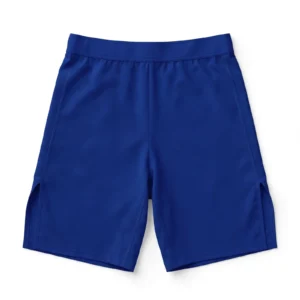 Royal blue plain custom MMA shorts front view - Custom MMA shorts manufacturer in Sialkot Pakistan low MOQ 10 DEMAIR SPORTS