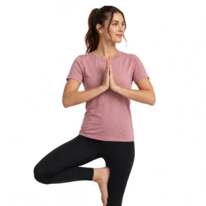 Custom Women’s Moisture-Wicking Yoga T-Shirts | Wholesale Manufacturer